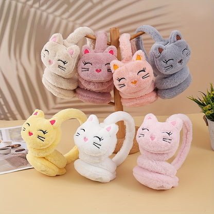 Soft And Cute Cat Ear Warm Hats, Versatile for Autumn And Winter, Washable And Skin-Friendly