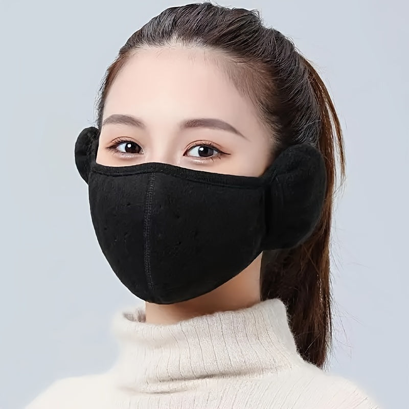 Winter Windproof, Cold Proof, Warm Mask, Anti Freezing, Breathable Men'S And Women'S Earmuffs, Thickened Outdoor Cycling Mask