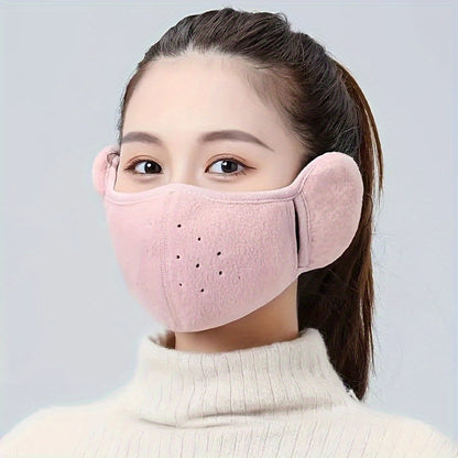 Winter Windproof, Cold Proof, Warm Mask, Anti Freezing, Breathable Men'S And Women'S Earmuffs, Thickened Outdoor Cycling Mask